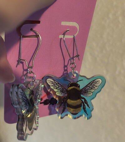 Bumble Bee Earrings