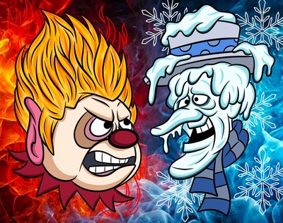 Fire And Ice Print