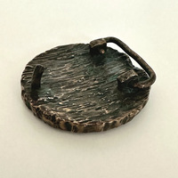Cast Bronze Belt Buckle - Circle - Thumbnail 1