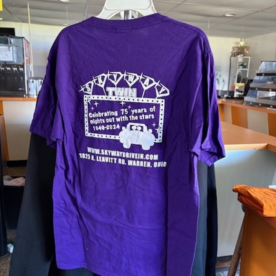 T-shirt - purple 75th anniversary