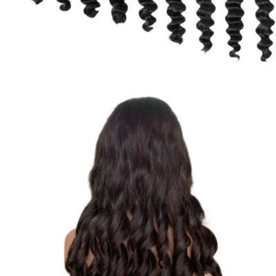 Single donor, raw — loose wave bundles