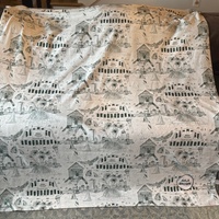 Toile Fleece Blanket - Thumbnail 2