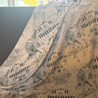 Toile Fleece Blanket - Thumbnail 3