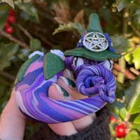 Violet the Sleepy Purple Flower Witch - Thumbnail 2