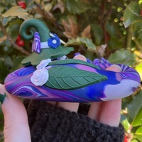 Violet the Sleepy Purple Flower Witch - Thumbnail 3