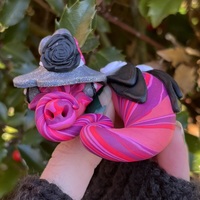 Rosey the Sleepy Pink Flower Witch - Thumbnail 1