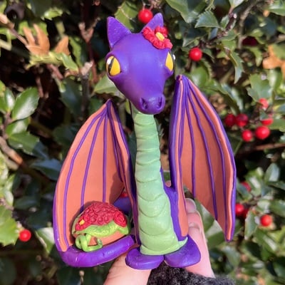 Zinnia the garden dragon