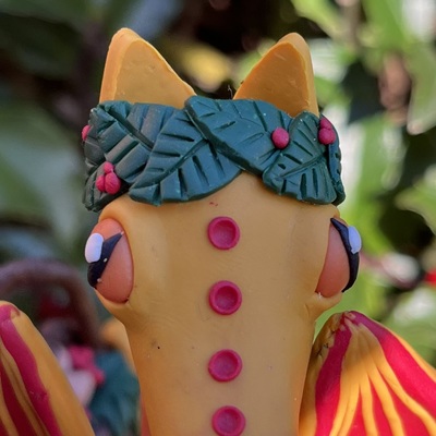 Mac the acorn gathering dragon