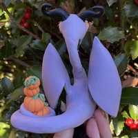 Penelope the Pumpkin Stack Dragon - Thumbnail 3