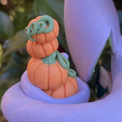 Penelope the pumpkin stack dragon