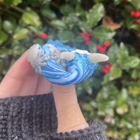 Frost the Sleepy Blue Snowflake Dragon - Thumbnail 2