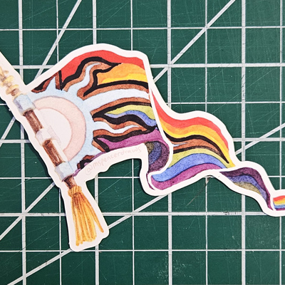 Stickers: pride banners