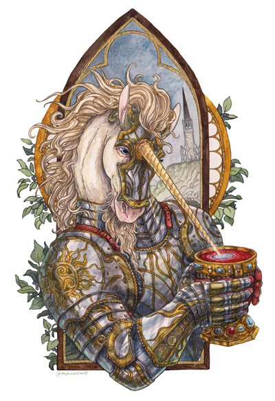 Sticker: Knight of the Pristine Waters