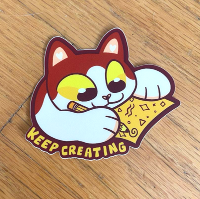 KEEP CREATING Sticker