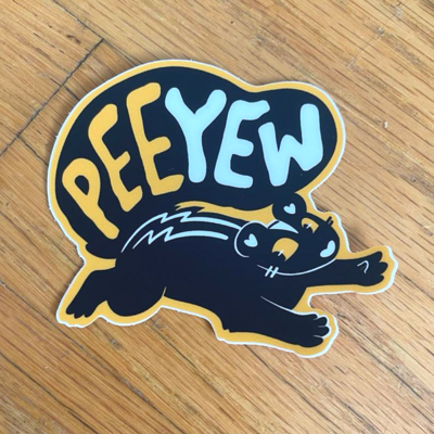 Peeyew sticker