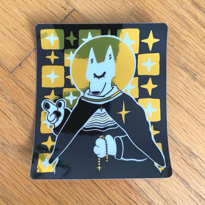 Saint stix sticker