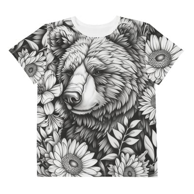 Benny bear youth crew neck t-shirt