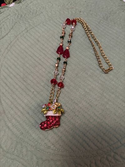 Christmas Boot Necklace