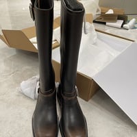 Handmade distressed vintage retro women's ankle boots - Thumbnail 2