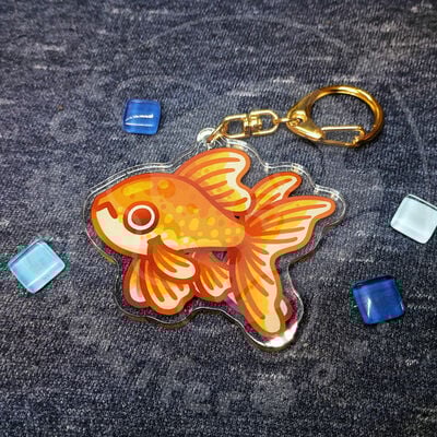 Goldfish keychain