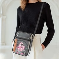 Out Here Lookin' Like a Snack Crossbody Bag -Adjustable Shoulder Bag - Transparent PVC Messenger Bag - Thumbnail 1