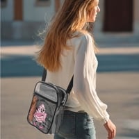 Out Here Lookin' Like a Snack Crossbody Bag -Adjustable Shoulder Bag - Transparent PVC Messenger Bag - Thumbnail 2