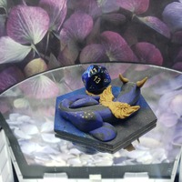 Sleepy blue and black Dice Guardian - Thumbnail 1