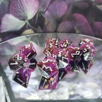 Dark Mage 10d10 Handmade Dice Set - Thumbnail 1