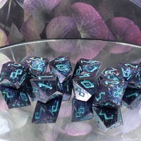 Shimmering Vein 10d10 Handmade Dice Set - Thumbnail 2