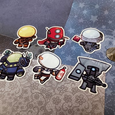 Risk of rain 2 stickers