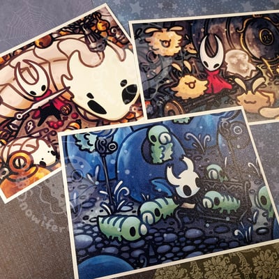 Hollow knight mini prints
