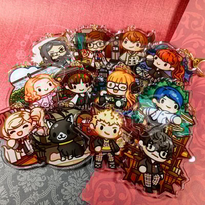 Persona 5 keychains