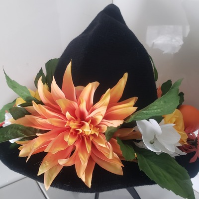 Orange grove floral hat - Thumbnail 5