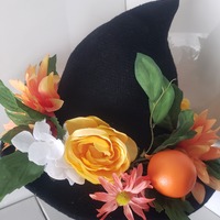 Orange Grove Floral Hat - Thumbnail 1