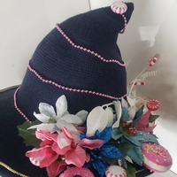 Winter's Jest Floral Hat - Thumbnail 1