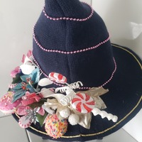 Winter's Jest Floral Hat - Thumbnail 2