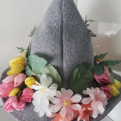 Remnants of joy floral hat