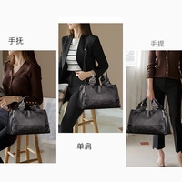 Genuine Leather Women's Handbag Large Capacity Fashionable Cowhide Shoulder/Crossbody Bag - Thumbnail 7