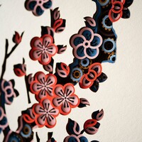 STEREOWOOD Plum Blossom Multi-Layer Art, Stereoscopic 3D Decor,Mandala Laser Cut - Thumbnail 7