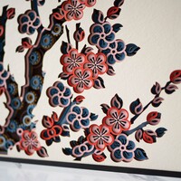 STEREOWOOD Plum Blossom Multi-Layer Art, Stereoscopic 3D Decor,Mandala Laser Cut - Thumbnail 9