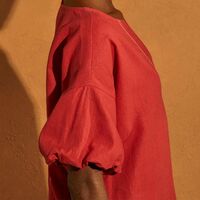 Puff Sleeve Dress - FINAL SALE - Thumbnail 3