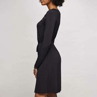 Long-Sleeve Grommet Dress - FINAL SALE - Thumbnail 3