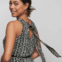 Printed Dress - FINAL SALE - Thumbnail 4