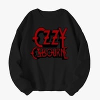 Unisex Ozzy Osbourne Red Logo & Back Graphic Crewneck Sweatshirt | God Bless Ozzy | S-3XL Multiple Colors | Heavy Metal Rock Merch - Thumbnail 1