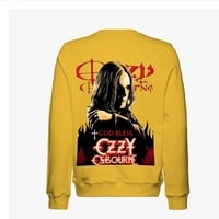 Unisex Ozzy Osbourne Red Logo & Back Graphic Crewneck Sweatshirt | God Bless Ozzy | S-3XL Multiple Colors | Heavy Metal Rock Merch - Thumbnail 9