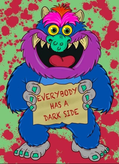 Dark Side Monster Print