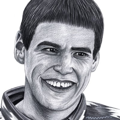Lloyd christmas drawing