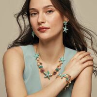 Marine Dream Statement Necklace - FINAL SALE - Thumbnail 2