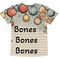 Chistmas Pup List Kids crew neck t-shirt - Thumbnail 1