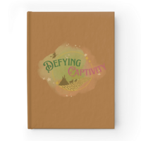 Rule-lined Hardcover Animal-friendly Defying Captivity Logo Journal  - Thumbnail 1